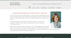 Desktop Screenshot of janebmayer.com